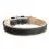 Kožen&yacute; obojok WAU DOG Soft 38-49 cm, 25 mm čierno-b&eacute;žov&yacute;