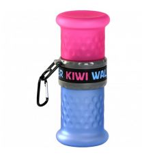 Cestovná fľaša 2v1 Kiwi Walker ružovo-modrá