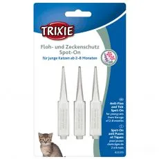 Trixie Spot-On Flea & Tick Kitten Pipety pre mačiatka 3 x 0,6 ml