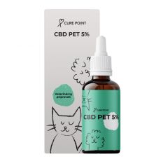 CURE POINT CBD Pet 5% olej bez príchute, 10 ml