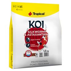 TROPICAL Koi Silkworm & Astaxanthin Pellet - S, 5L/1,5kg