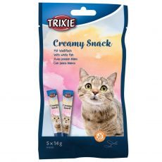 Trixie Cat Creamy Snack - tuniak a biela ryba 5 x 14 g