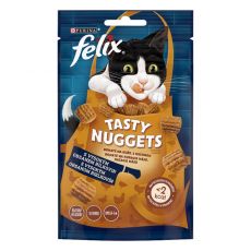 Kapsičky FELIX Tasty Nuggets kura a kačica 50 g