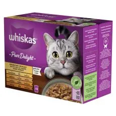 Whiskas kapsička Pure Delight hydinov&yacute; v&yacute;ber v žel&eacute; 12 x 85 g