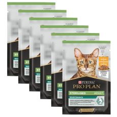 PURINA PRO PLAN CAT STERILISED MAINTENANCE kapsička Kura 6 x 85 g