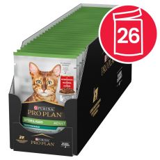 PURINA PRO PLAN CAT STERILISED MAINTENANCE kapsička hovädzia 26 x 85 g