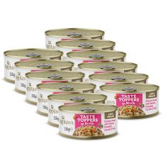 Konzerva APPLAWS dog kuracie, losos a zelenina 12 x 156 g
