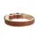 Kožen&yacute; obojok Soft pre psa 30 - 39 cm, 20 mm hnedo - b&eacute;žov&yacute;