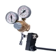 Redukčn&yacute; ventil CO2 - W21,8x1/14"+ihlov&yacute;+emg.ventil (2x man) 