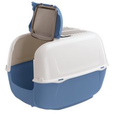 Toaleta pre mačky PRIMA CABRIO modrá - 39,5 x 52,5 x 38 cm