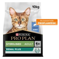 PURINA PRO PLAN CAT STERILISED RENAL PLUS králik 10 kg