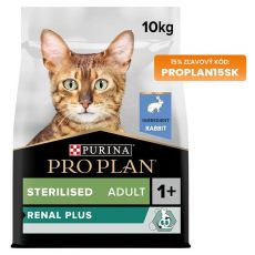 PURINA PRO PLAN CAT STERILISED RENAL PLUS králik 10 kg