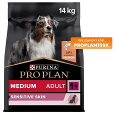 PRO PLAN MEDIUM ADULT Sensitive Skin losos 14kg