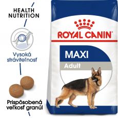 ROYAL CANIN Maxi Adult granule pre dospelé veľké psy 13 + 2 kg ZADARMO