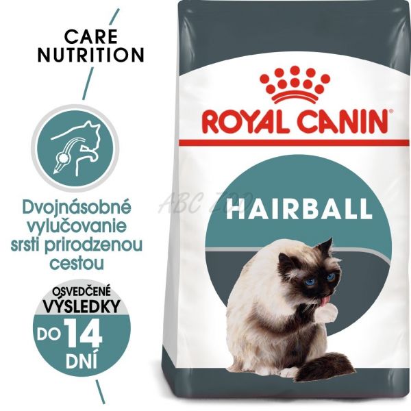 Royal Canin Hairball Care granule pre mačky pre správne vylučovanie 10 kg