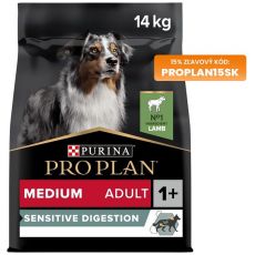 PRO PLAN Medium Adult Sensitive Digestion granule pre psov jahňacie 14 kg