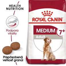 ROYAL CANIN Medium Adult 7+ granule pre dospelé starnúce stredné psy 15 kg