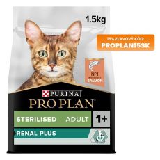 PURINA PRO PLAN CAT STERILISED RENAL PLUS losos 1,5 kg