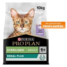 PURINA PRO PLAN CAT STERILISED RENAL PLUS morka 10kg