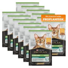 PRO PLAN Sterilised Maintenance kapsička pre mačky kura v šťave 12x85 g