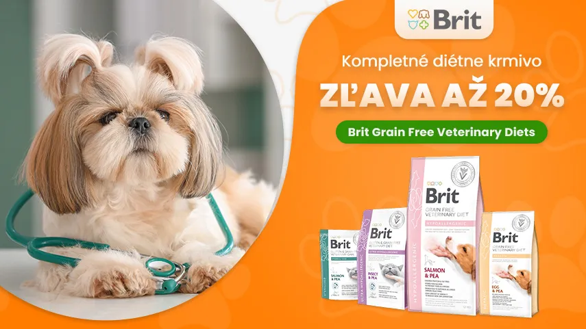 Brit Veterinary Diets zľava až 20%