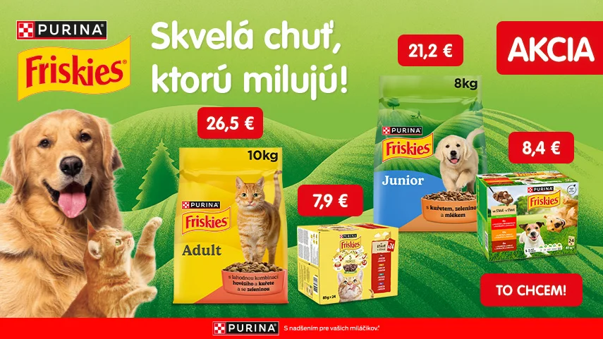 Friskies akčné ceny